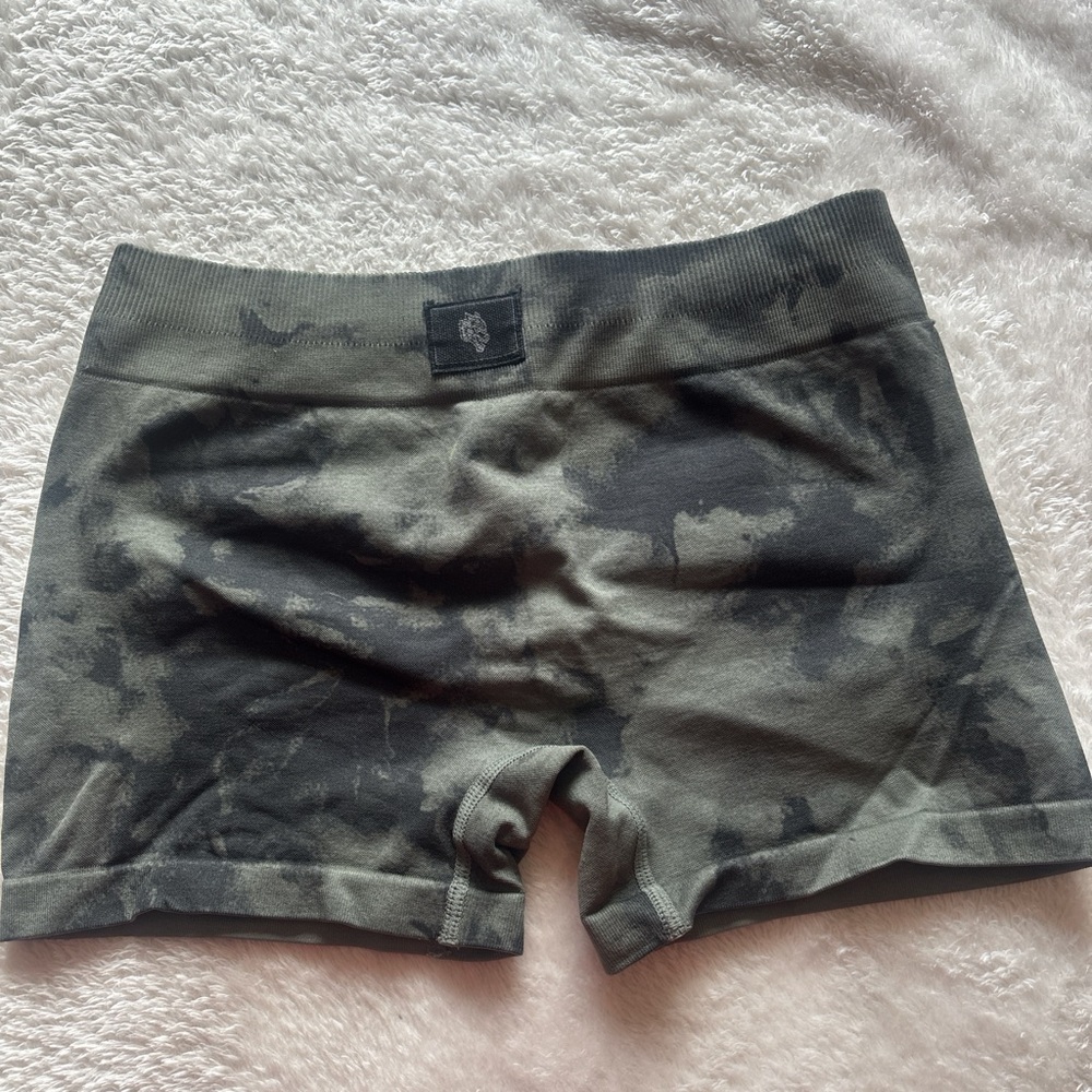 Darc Sport Green Camo Bike Shorts